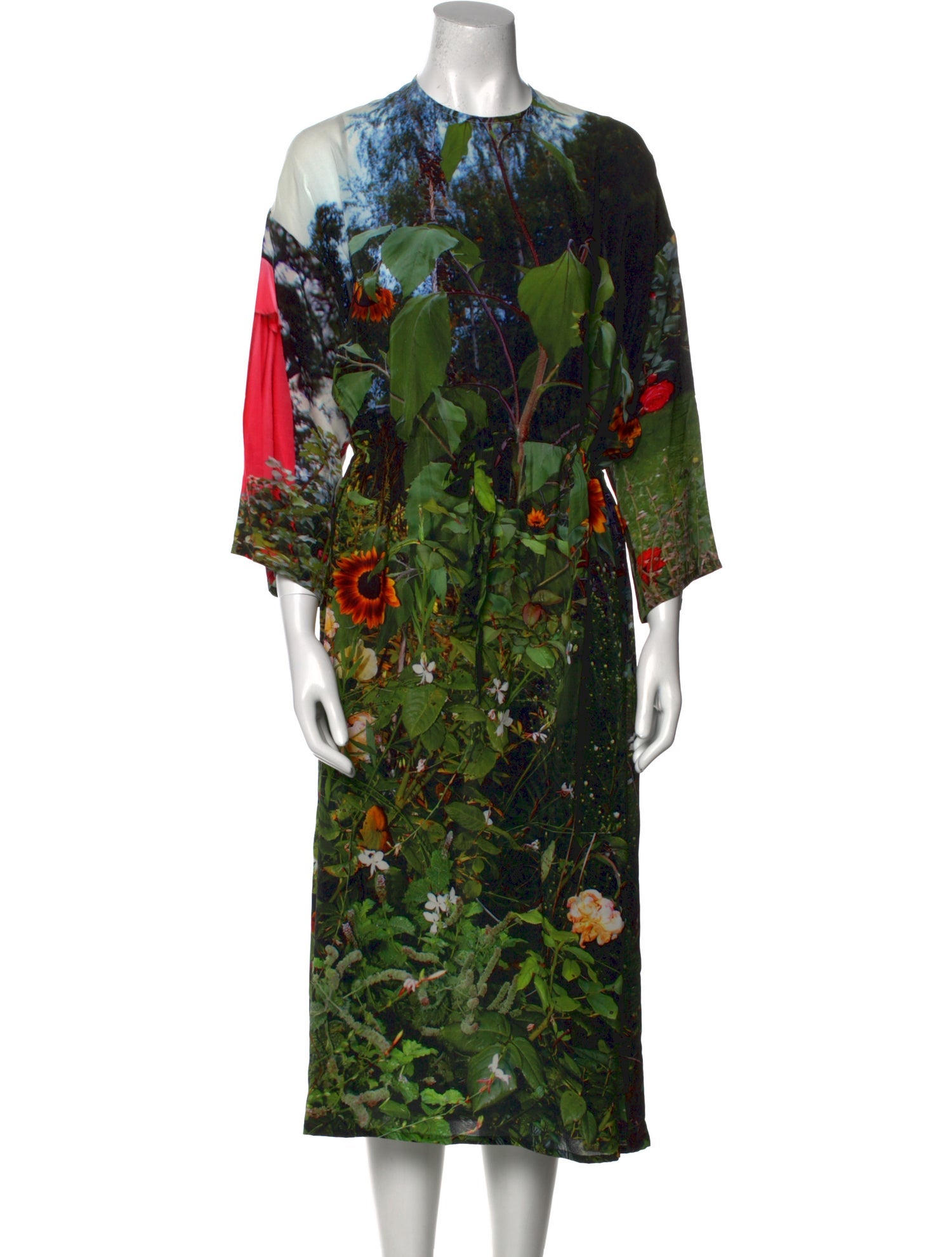 Anntian Silk Long Dress