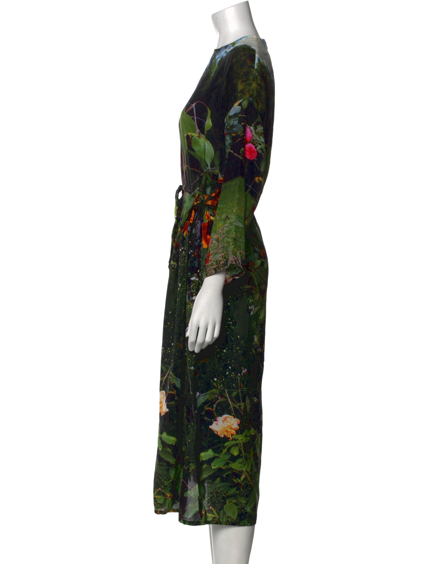 Anntian Silk Long Dress