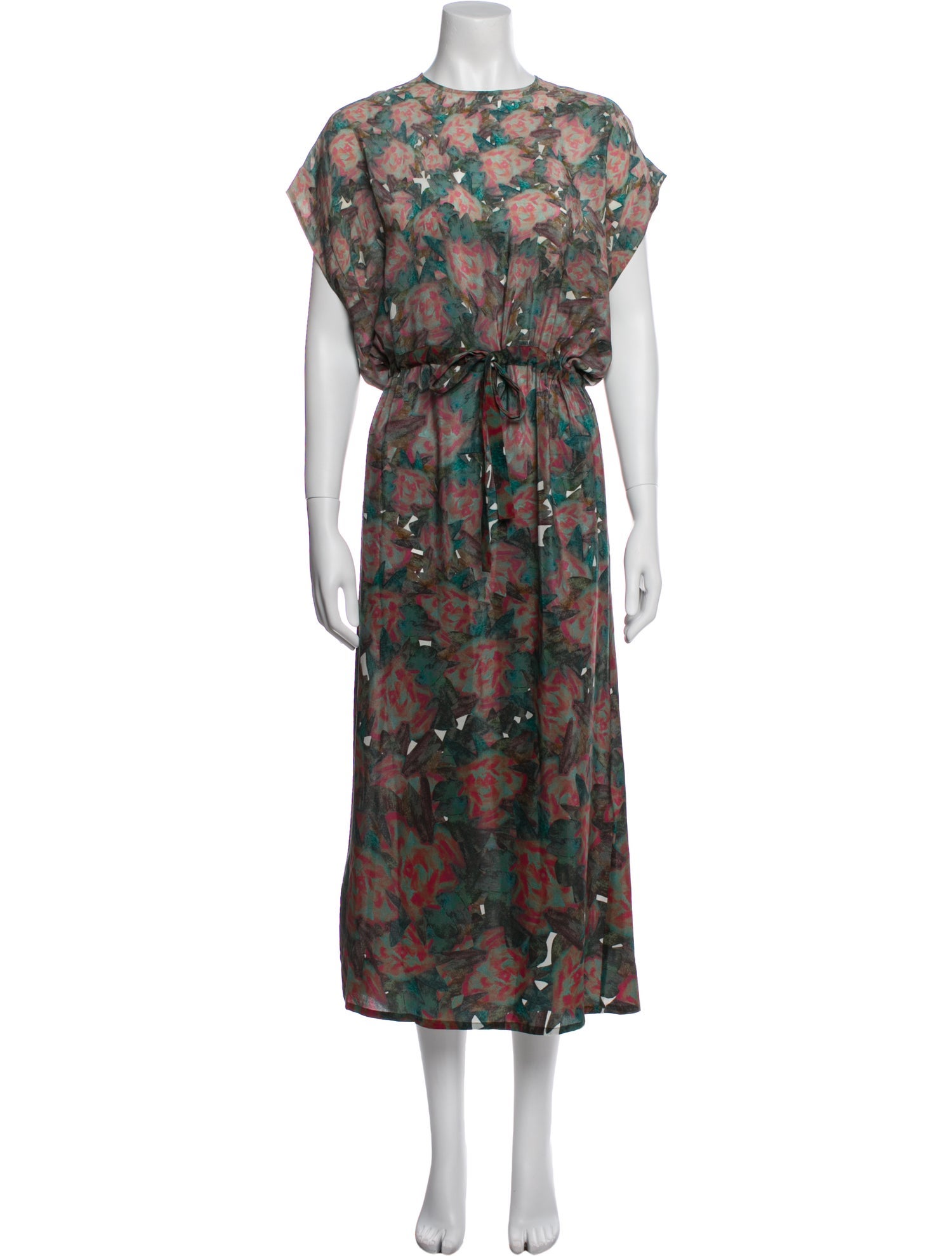 Anntian Silk Long Dress