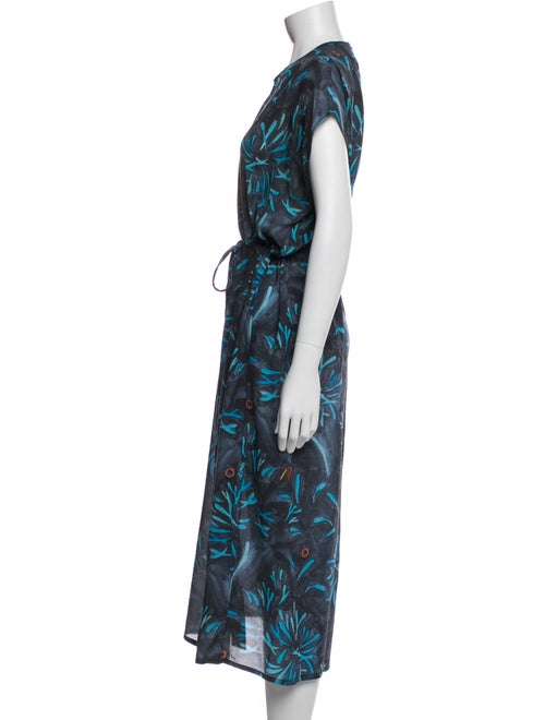 Anntian Silk Midi Length Dress
