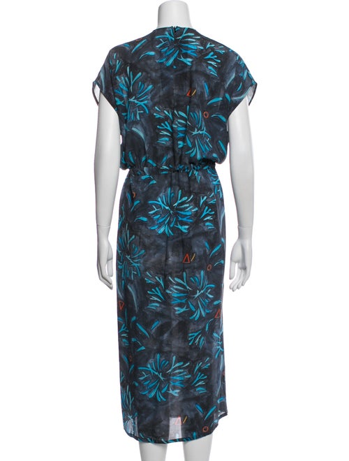 Anntian Silk Midi Length Dress