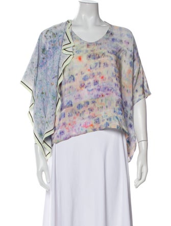 Anntian Silk Printed T-Shirt