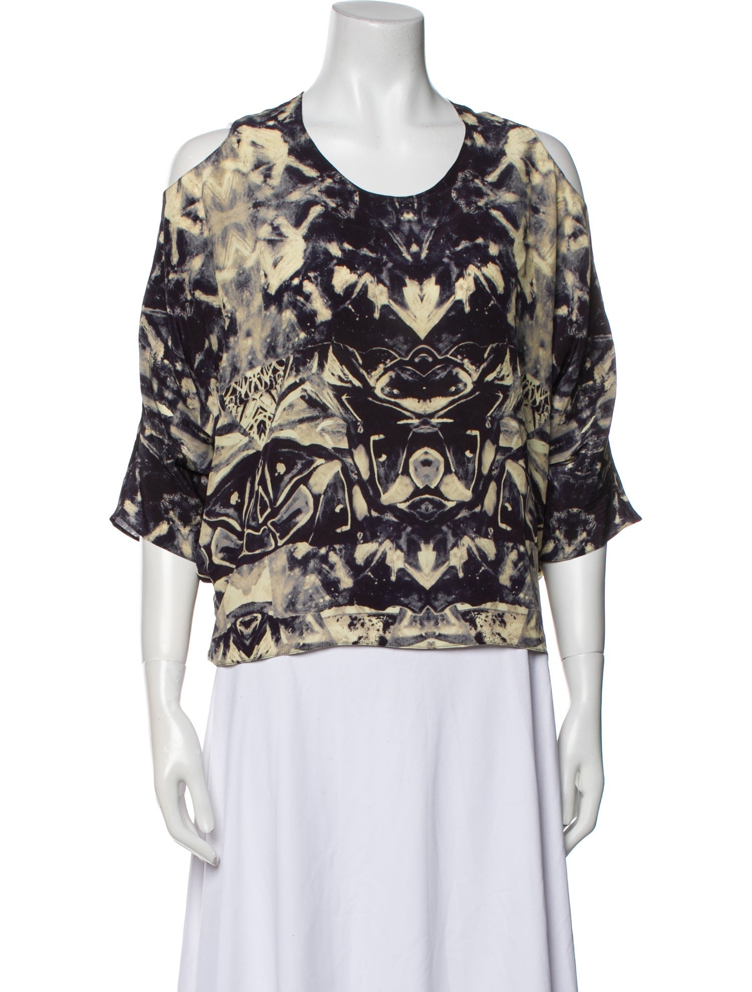 Anntian Silk Printed Blouse