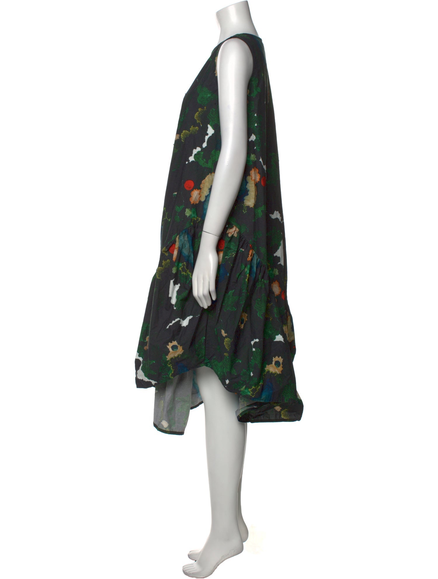 Anntian Printed Midi Length Dress