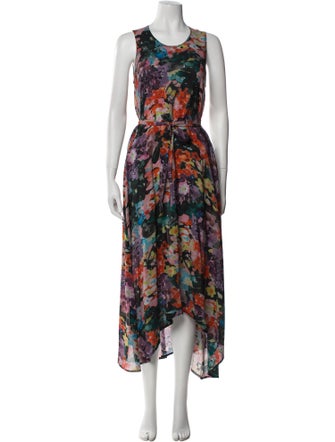 Anntian Silk Long Dress