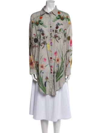 Anntian Printed Long Sleeve Tunic