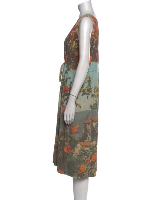 Anntian Printed Midi Length Dress