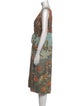 Anntian Printed Midi Length Dress