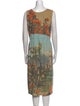 Anntian Printed Midi Length Dress