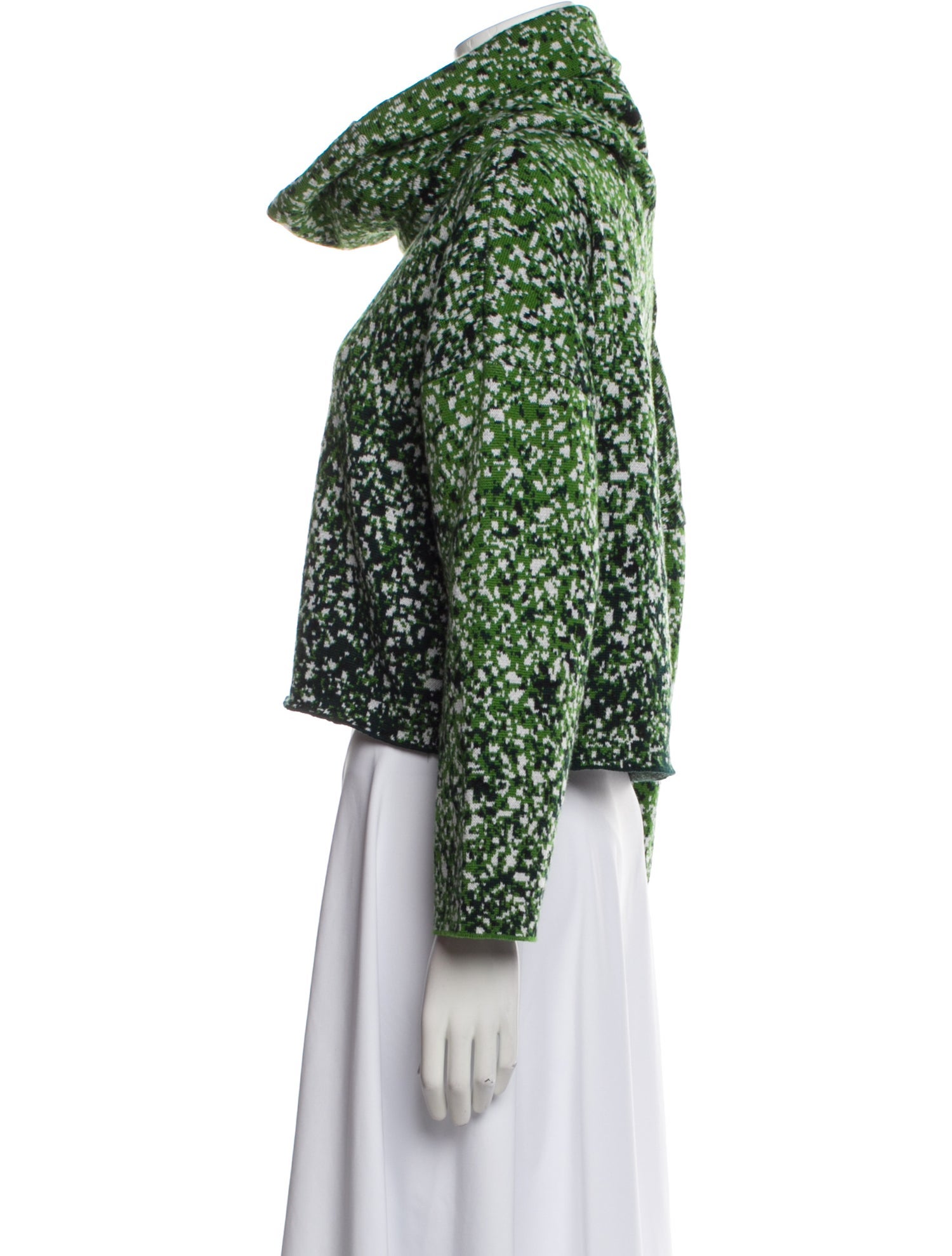 Anntian Wool Cowl Neck Sweater