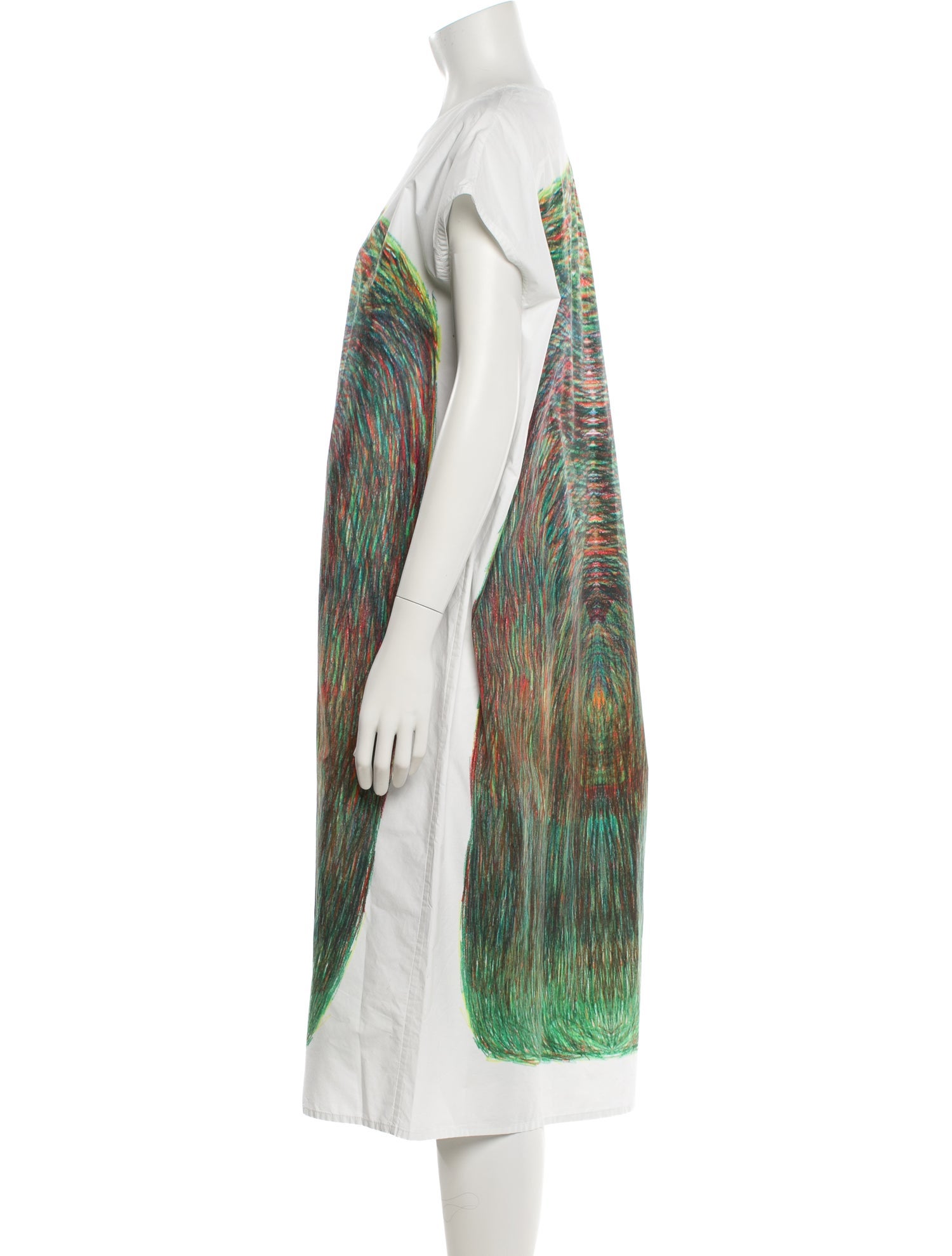 Anntian Printed Midi Length Dress
