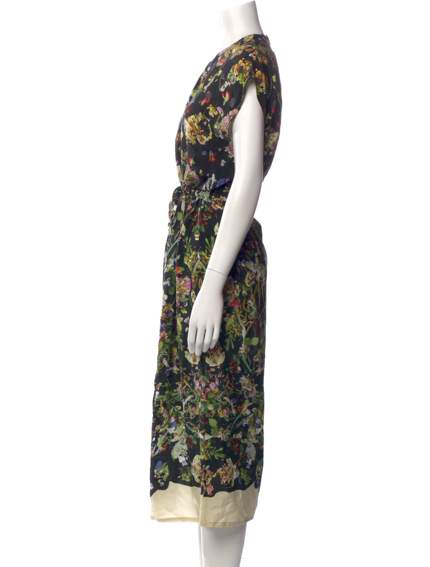 Anntian Silk Long Dress