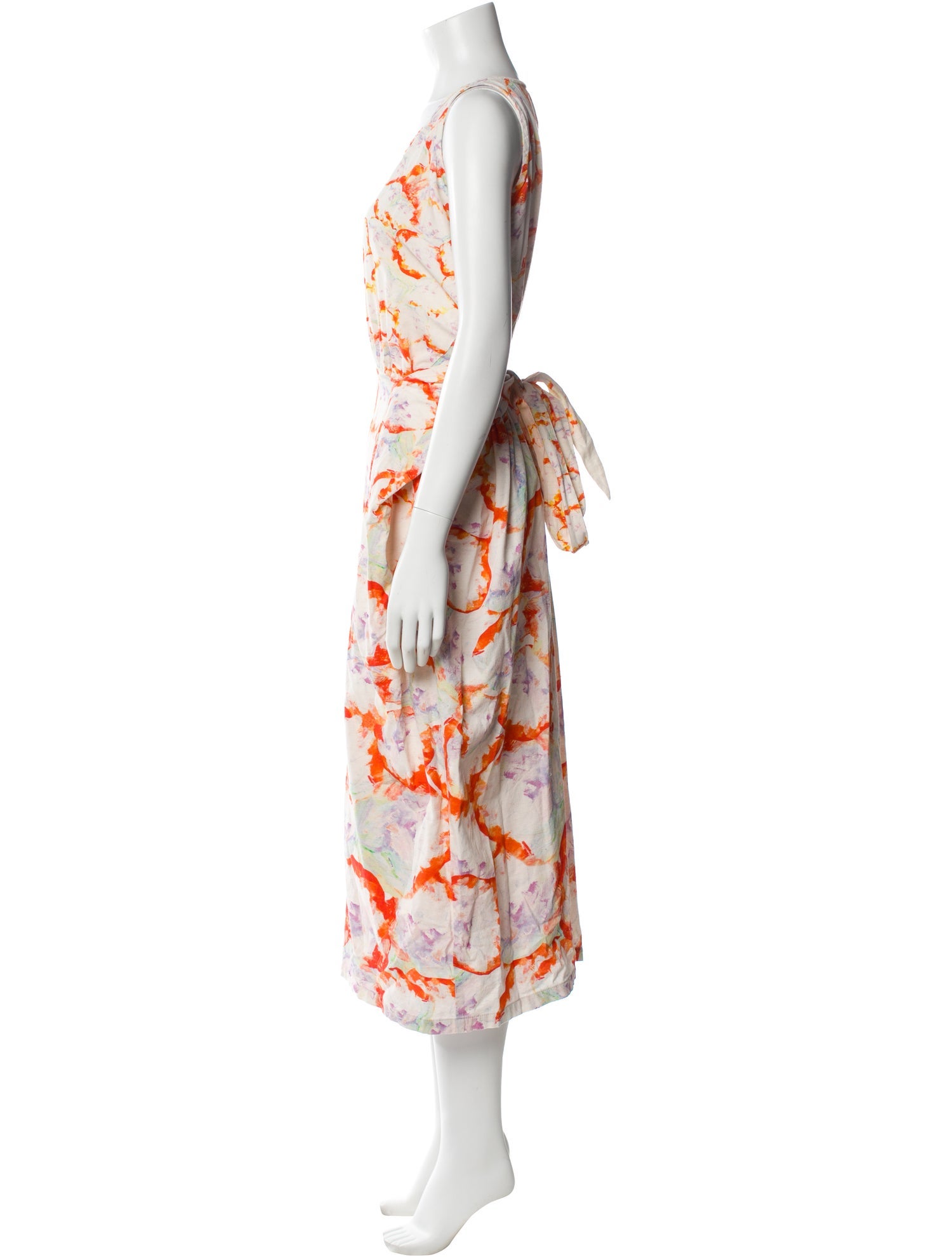Anntian Printed Long Dress
