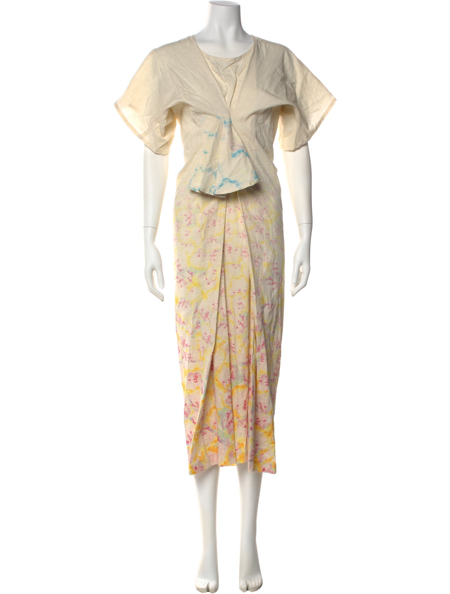 Anntian Floral Print Long Dress