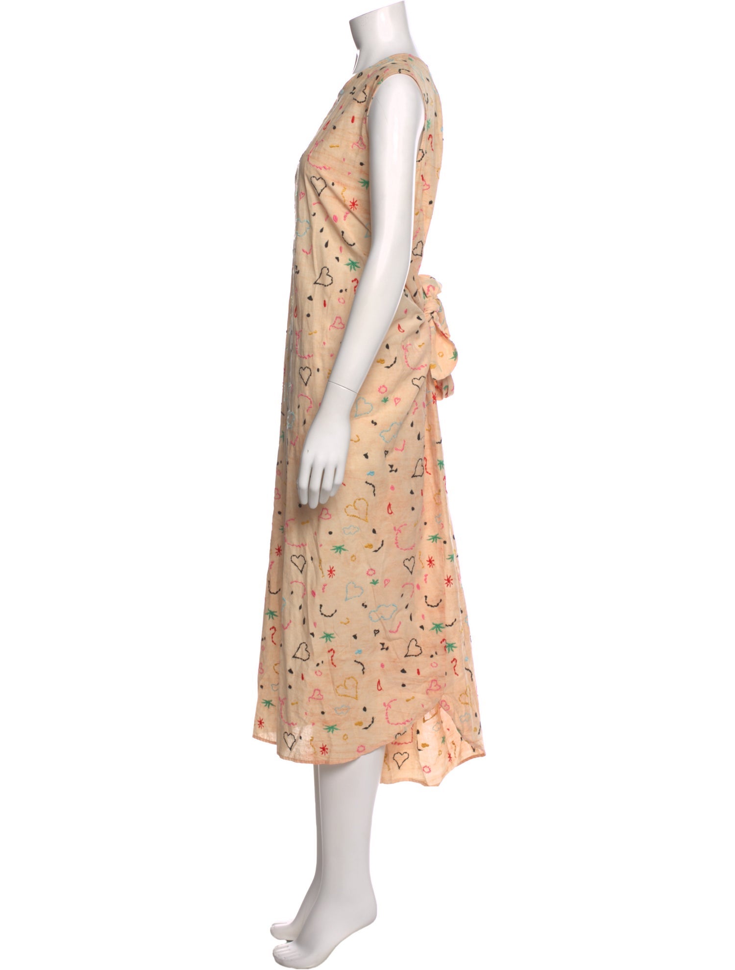 Anntian Silk Long Dress