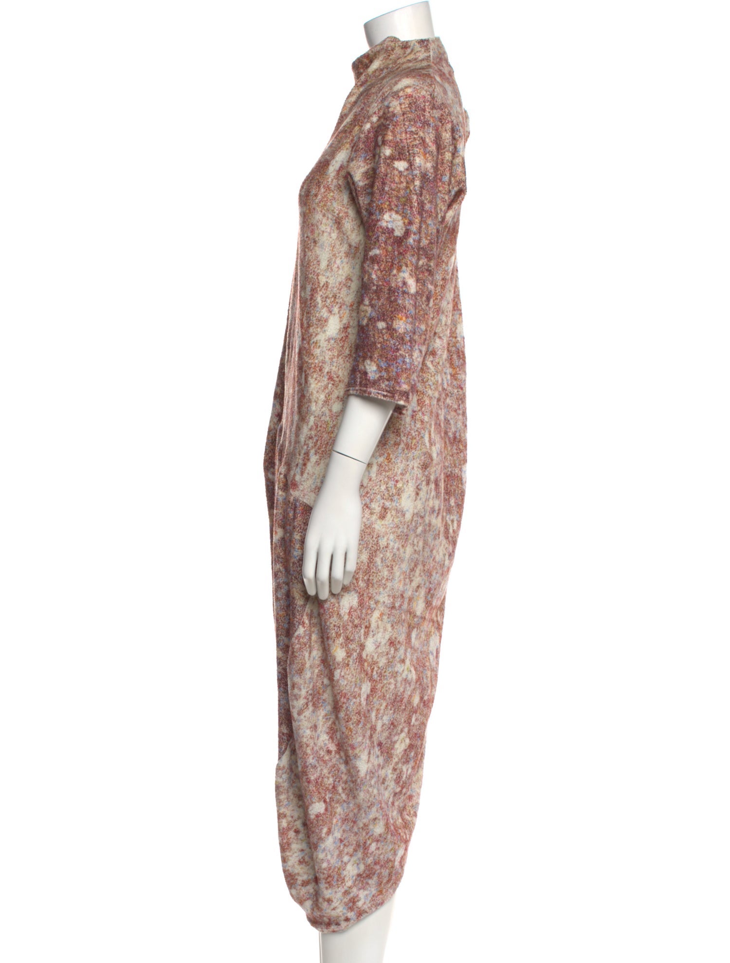 Anntian Floral Print Long Dress