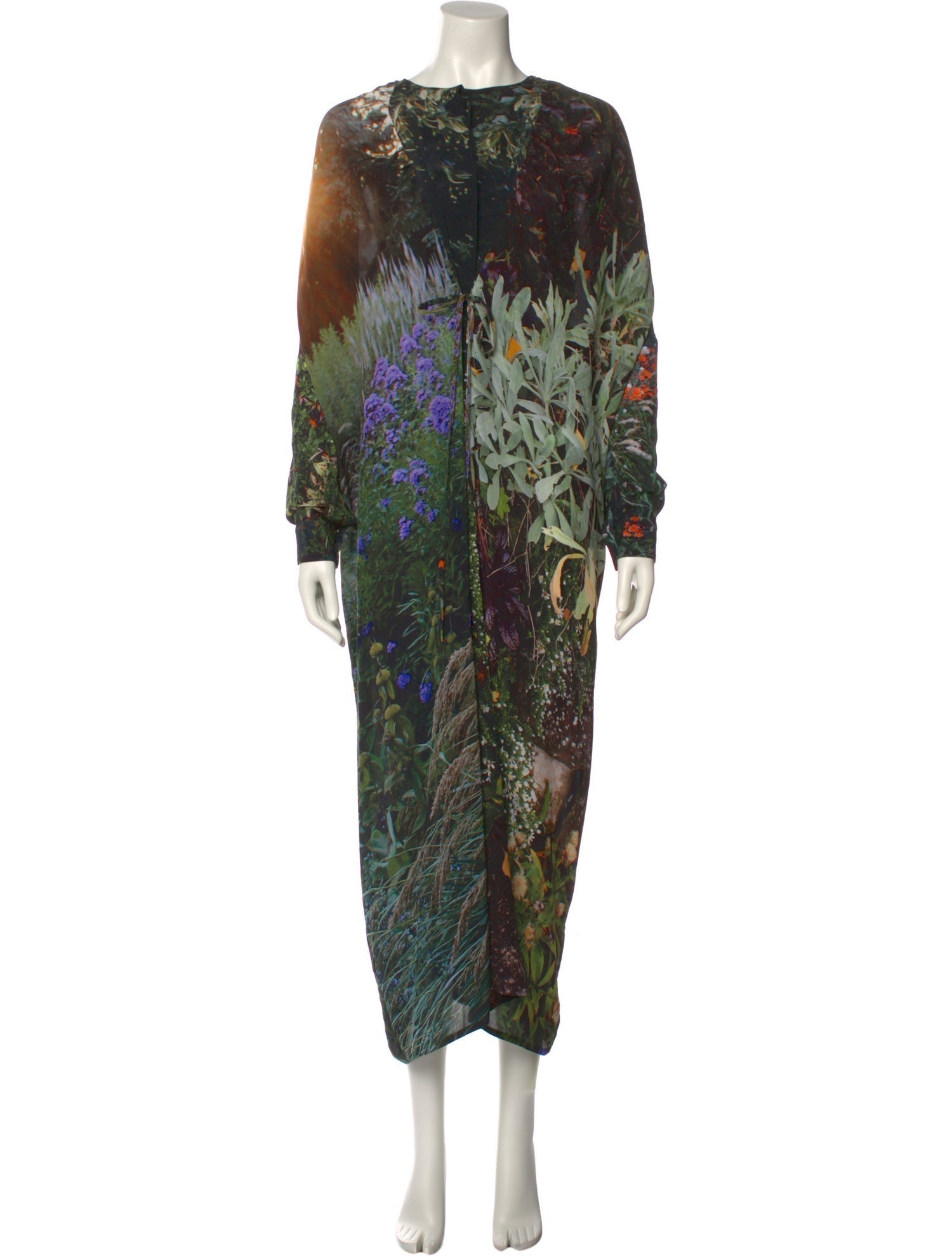Anntian Silk Long Dress