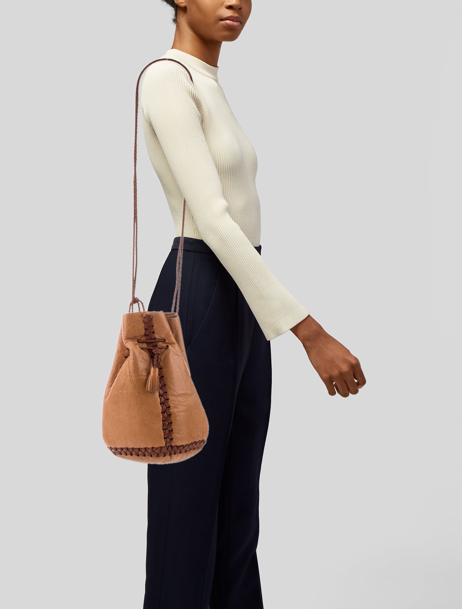 Wendy Nichol Leather Bucket Bag