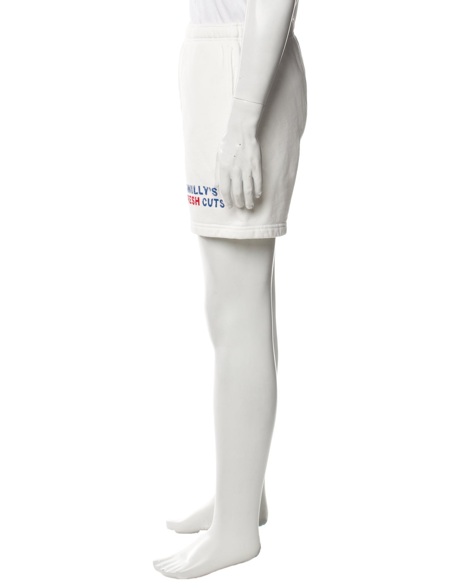 Willy Chavarria Graphic Print Athletic Shorts