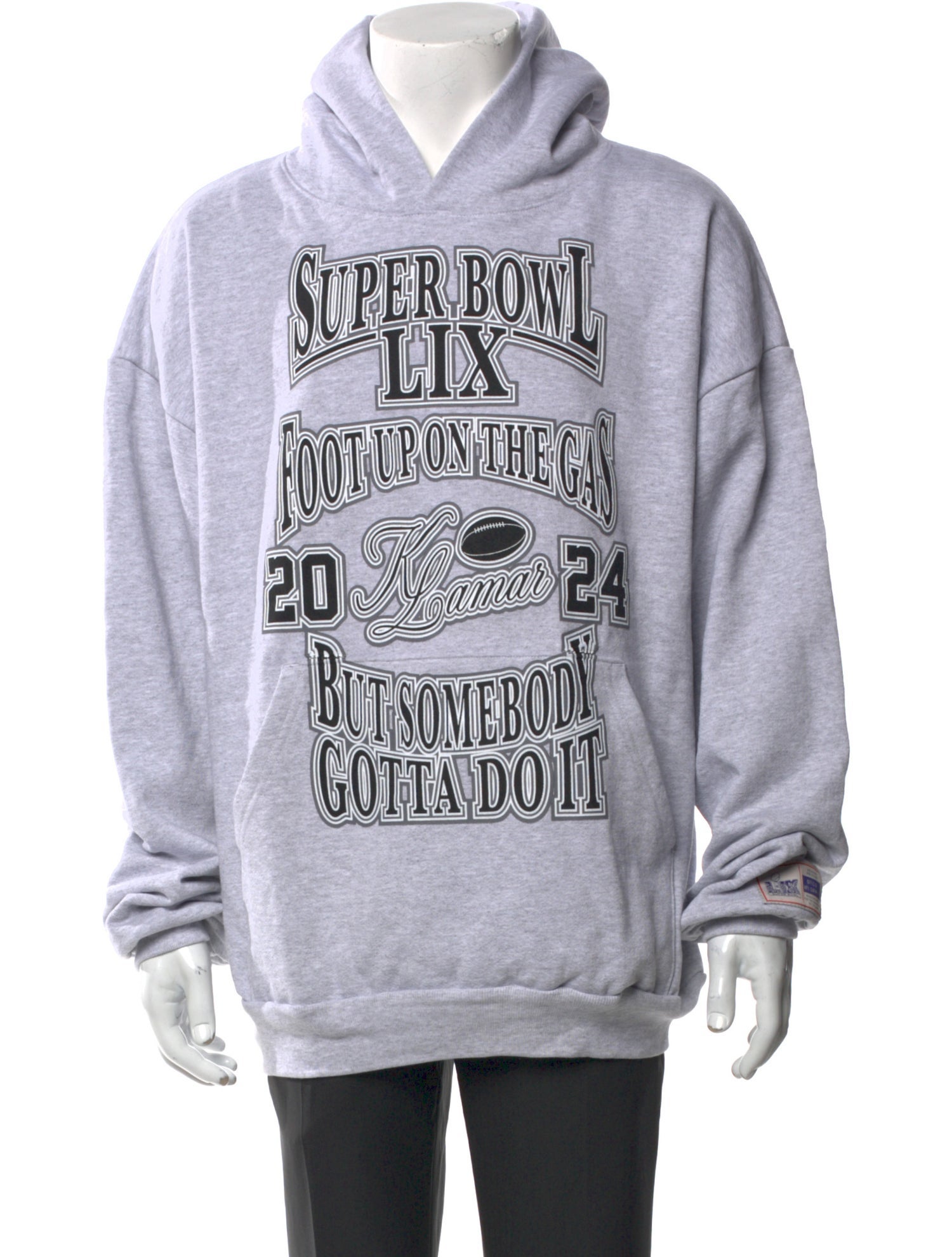 Willy Chavarria Graphic Print Crew Neck Hoodie w/ Tags