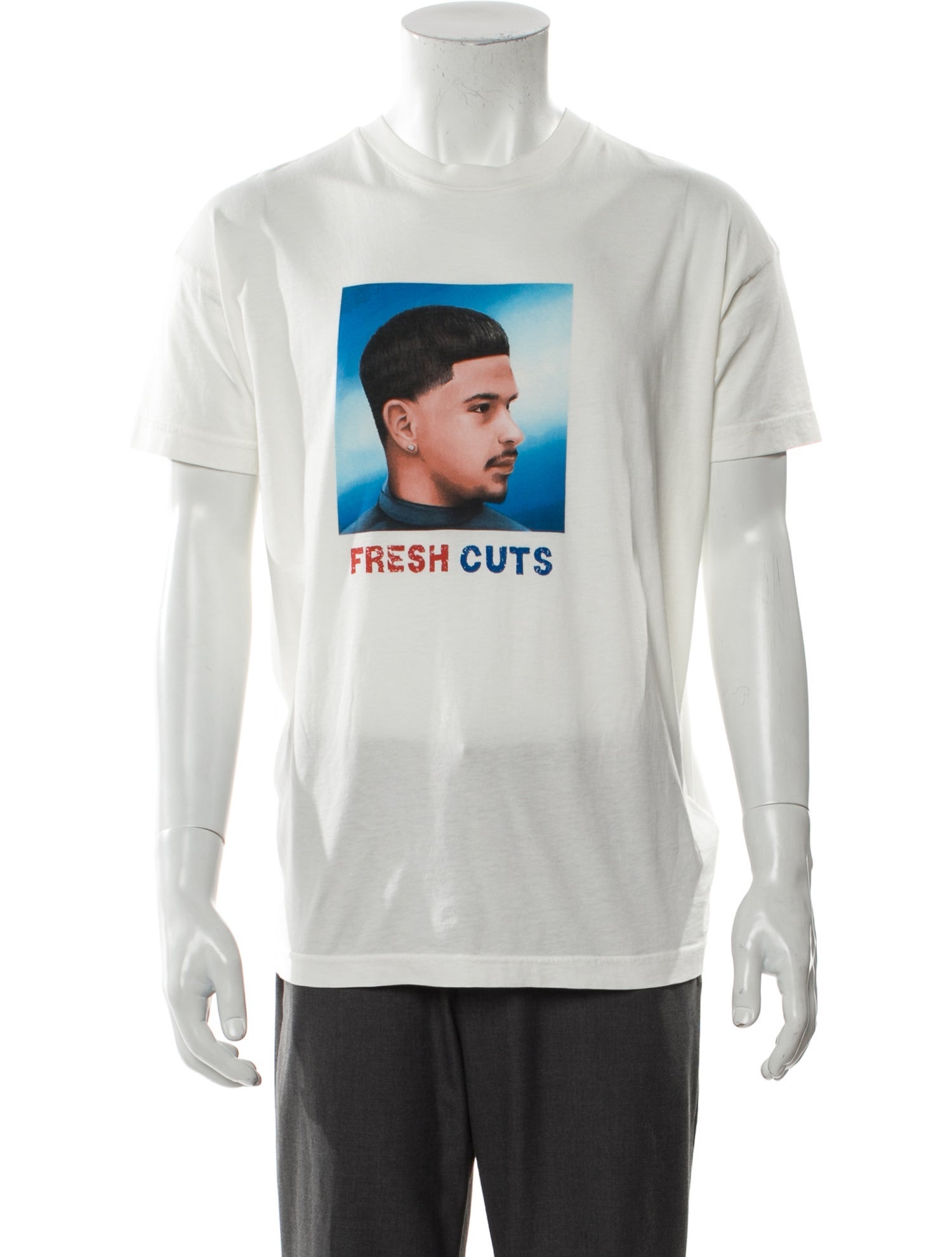 Willy Chavarria Graphic Print Crew Neck T-Shirt w/ Tags