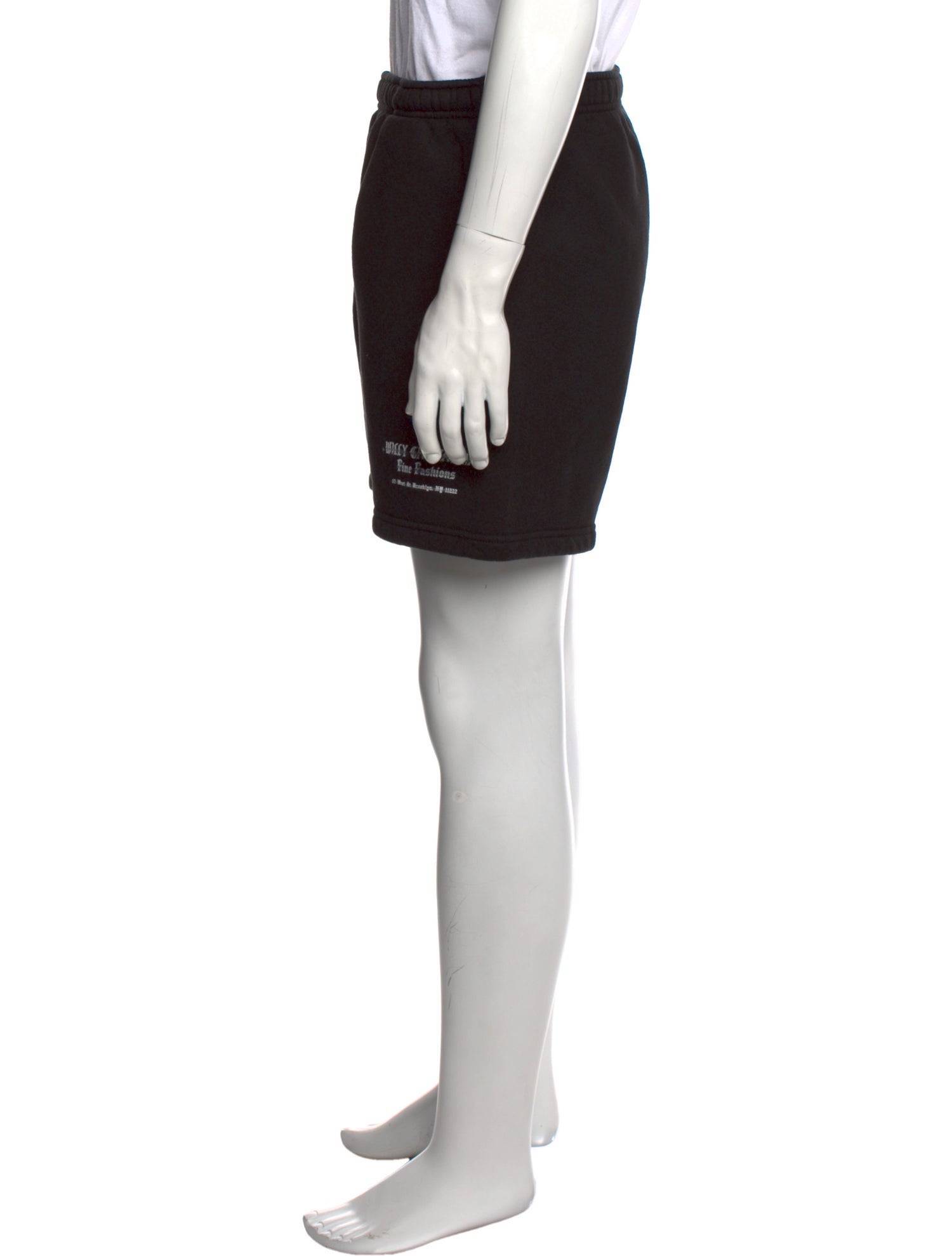 Willy Chavarria Graphic Print Athletic Shorts