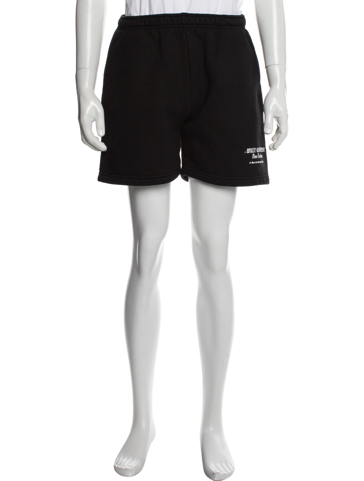 Willy Chavarria Graphic Print Shorts