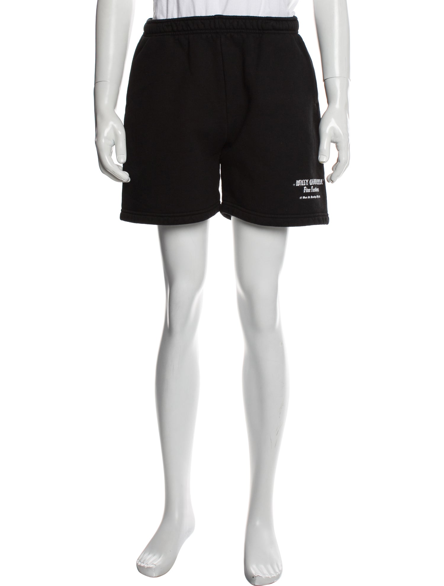 Willy Chavarria Graphic Print Shorts