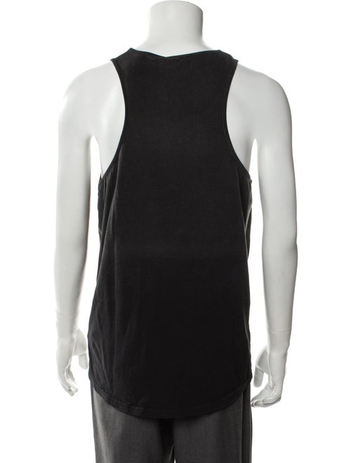 Willy Chavarria Graphic Print Scoop Neck Tank