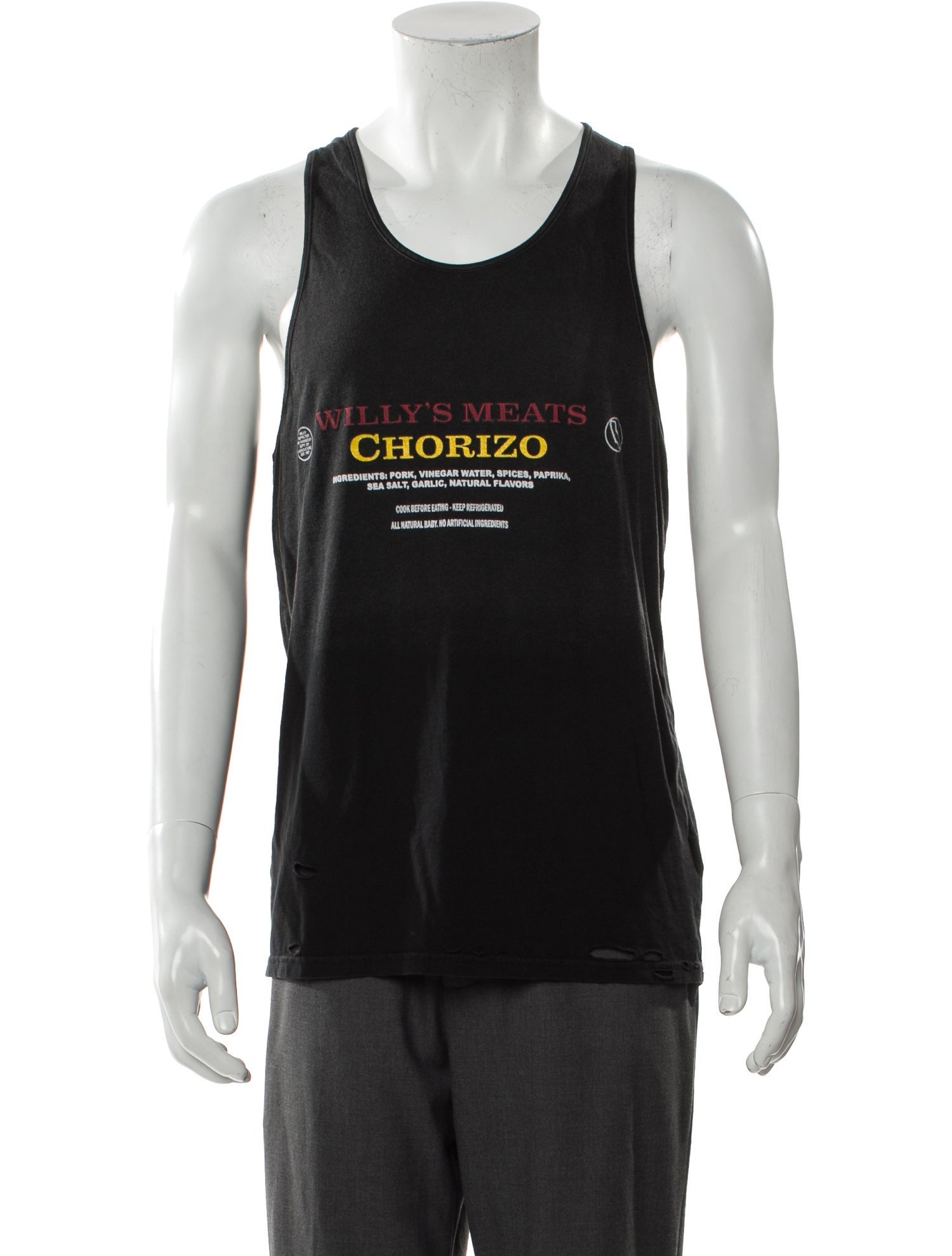 Willy Chavarria Graphic Print Scoop Neck T-Shirt