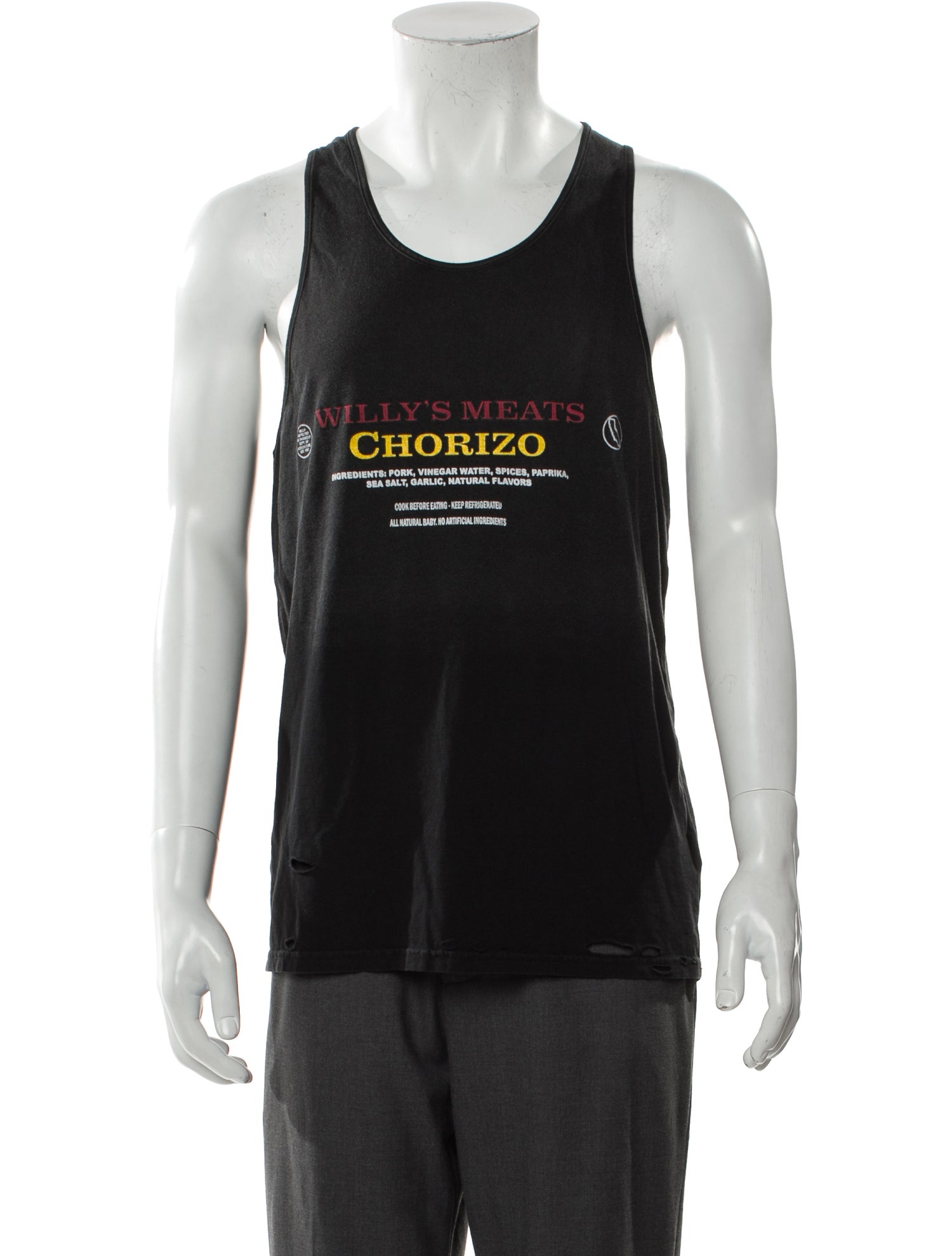 Willy Chavarria Graphic Print Scoop Neck T-Shirt