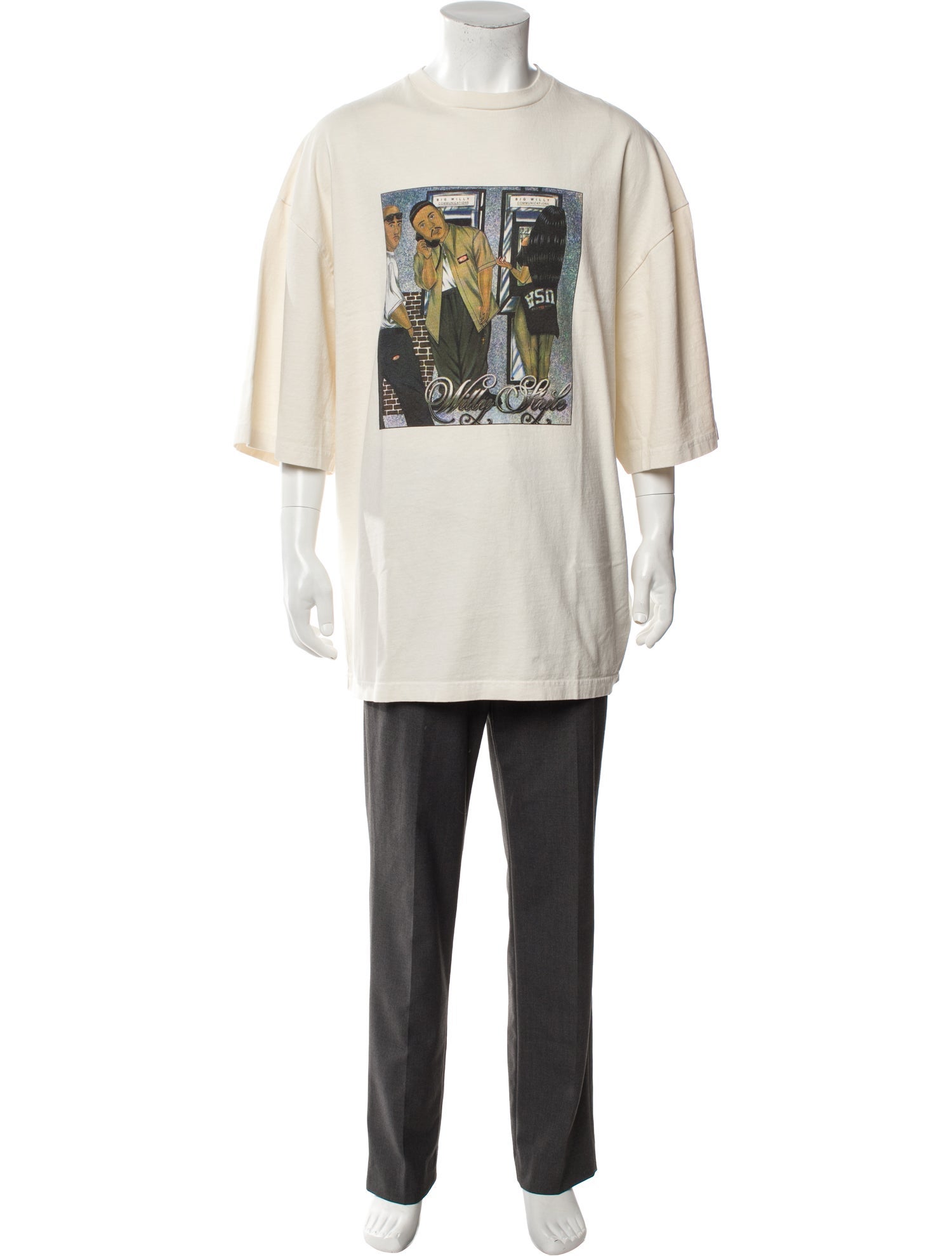 Willy Chavarria Graphic Print Crew Neck T-Shirt