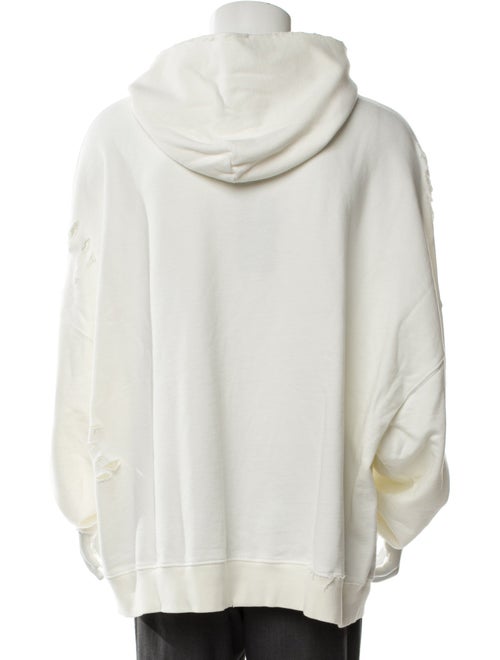 Willy Chavarria Graphic Print Crew Neck Hoodie