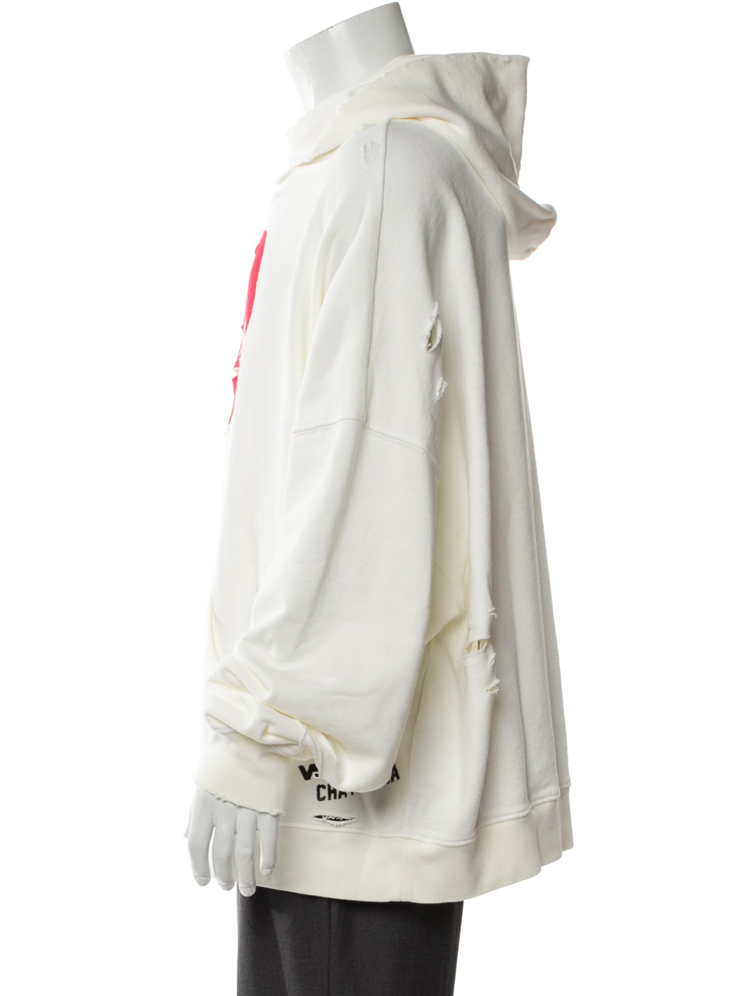 Willy Chavarria Graphic Print Crew Neck Hoodie