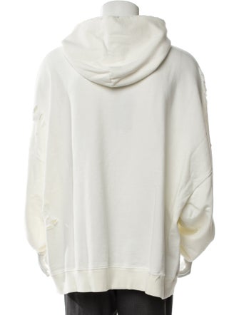 Willy Chavarria Graphic Print Crew Neck Hoodie