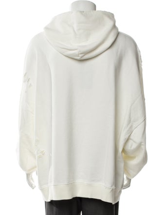 Willy Chavarria Graphic Print Crew Neck Hoodie