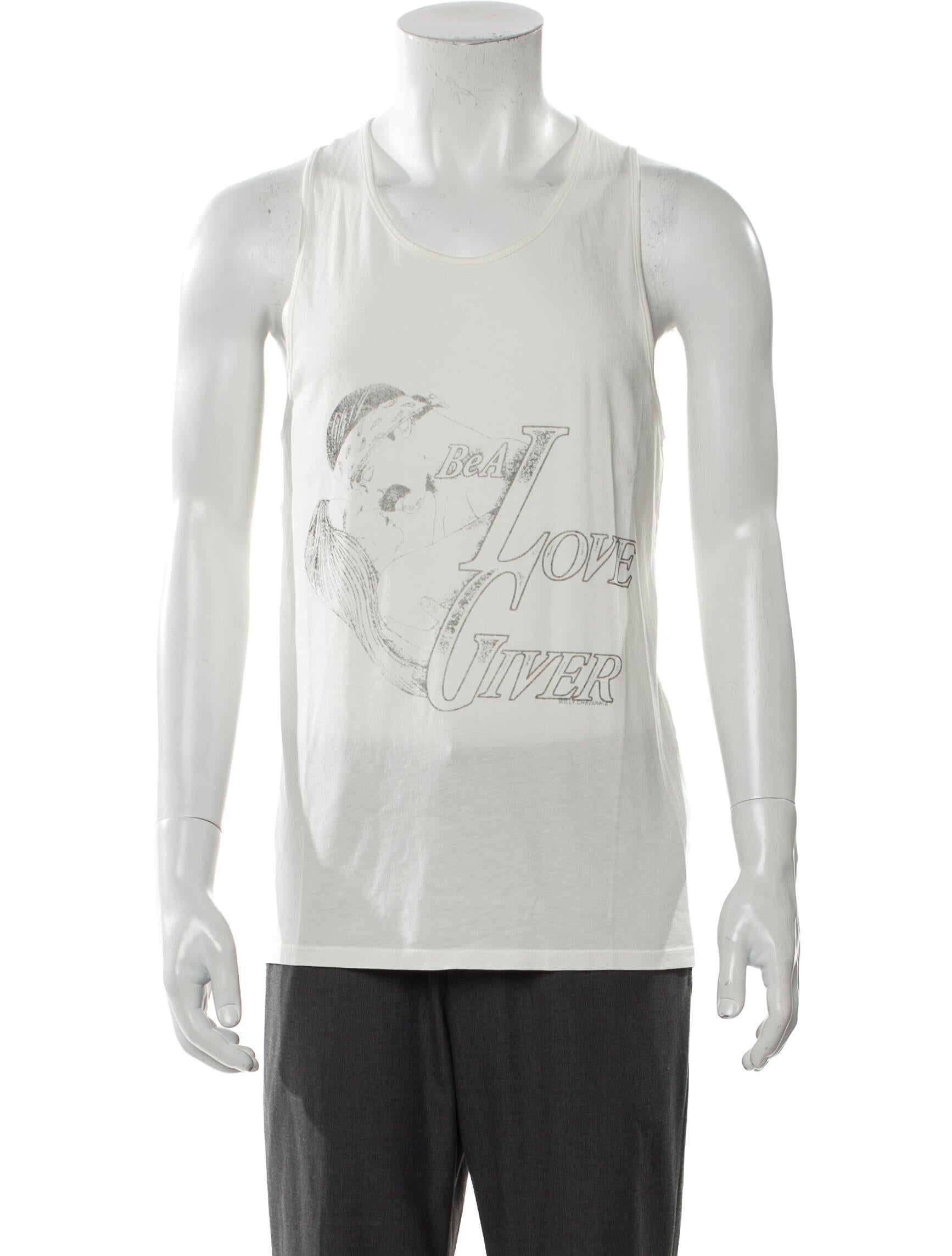 Willy Chavarria Graphic Print Scoop Neck T-Shirt