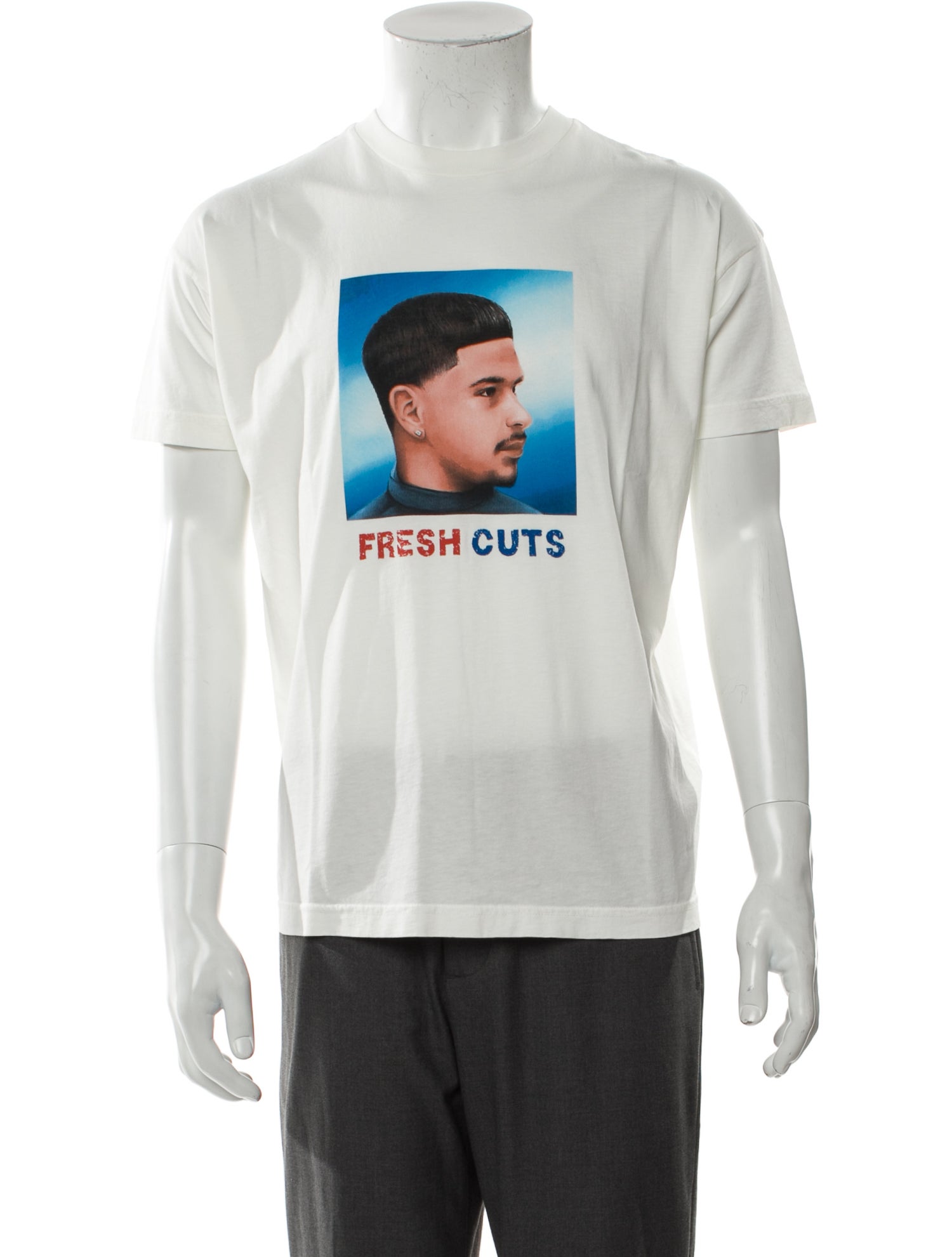 Willy Chavarria Graphic Print Crew Neck T-Shirt w/ Tags