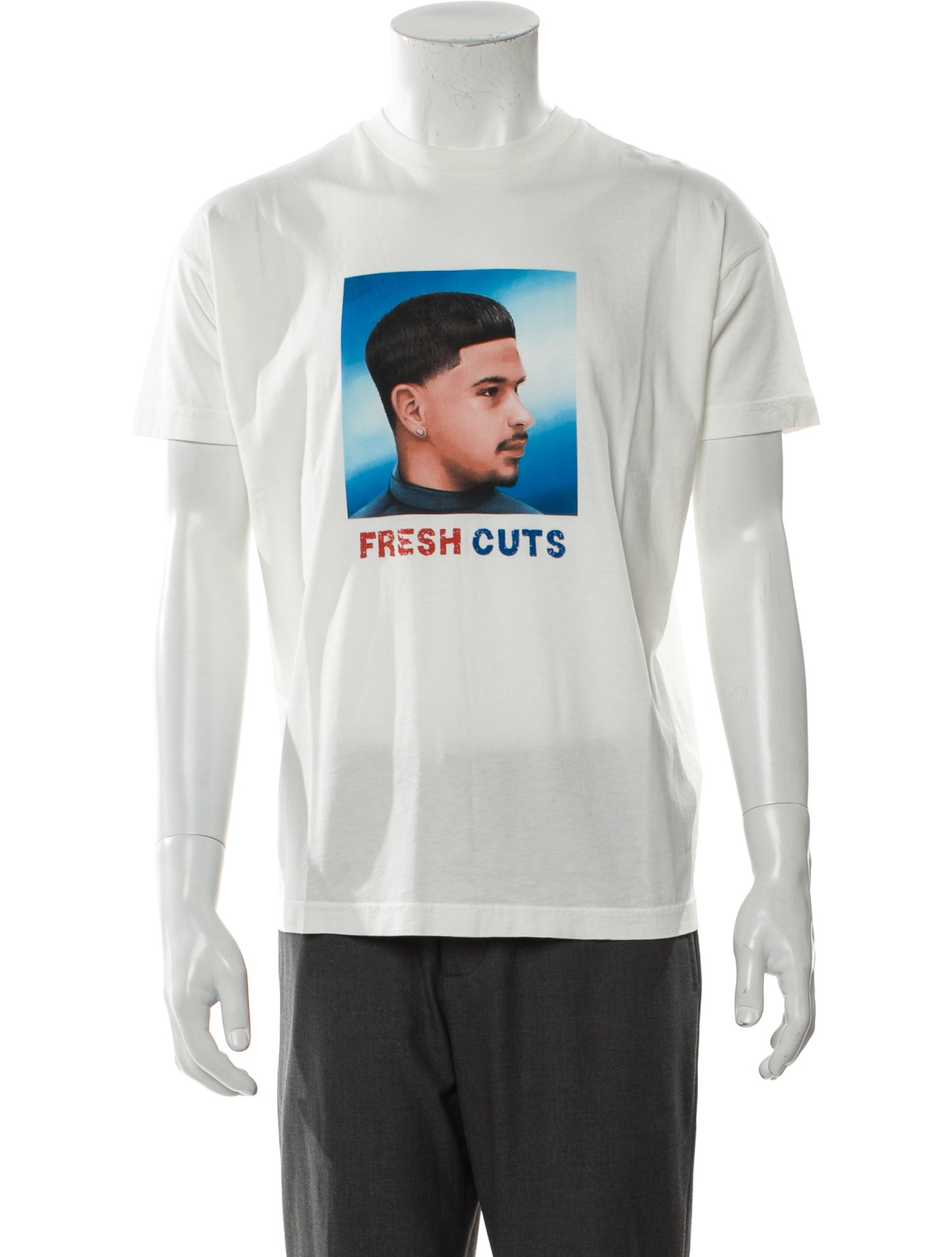 Willy Chavarria Graphic Print Crew Neck T-Shirt w/ Tags