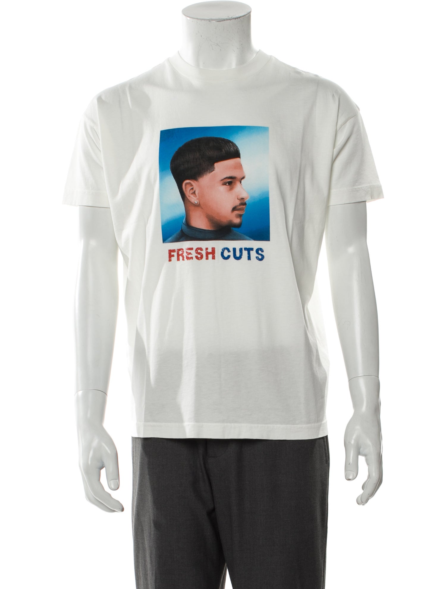 Willy Chavarria Graphic Print Crew Neck T-Shirt w/ Tags