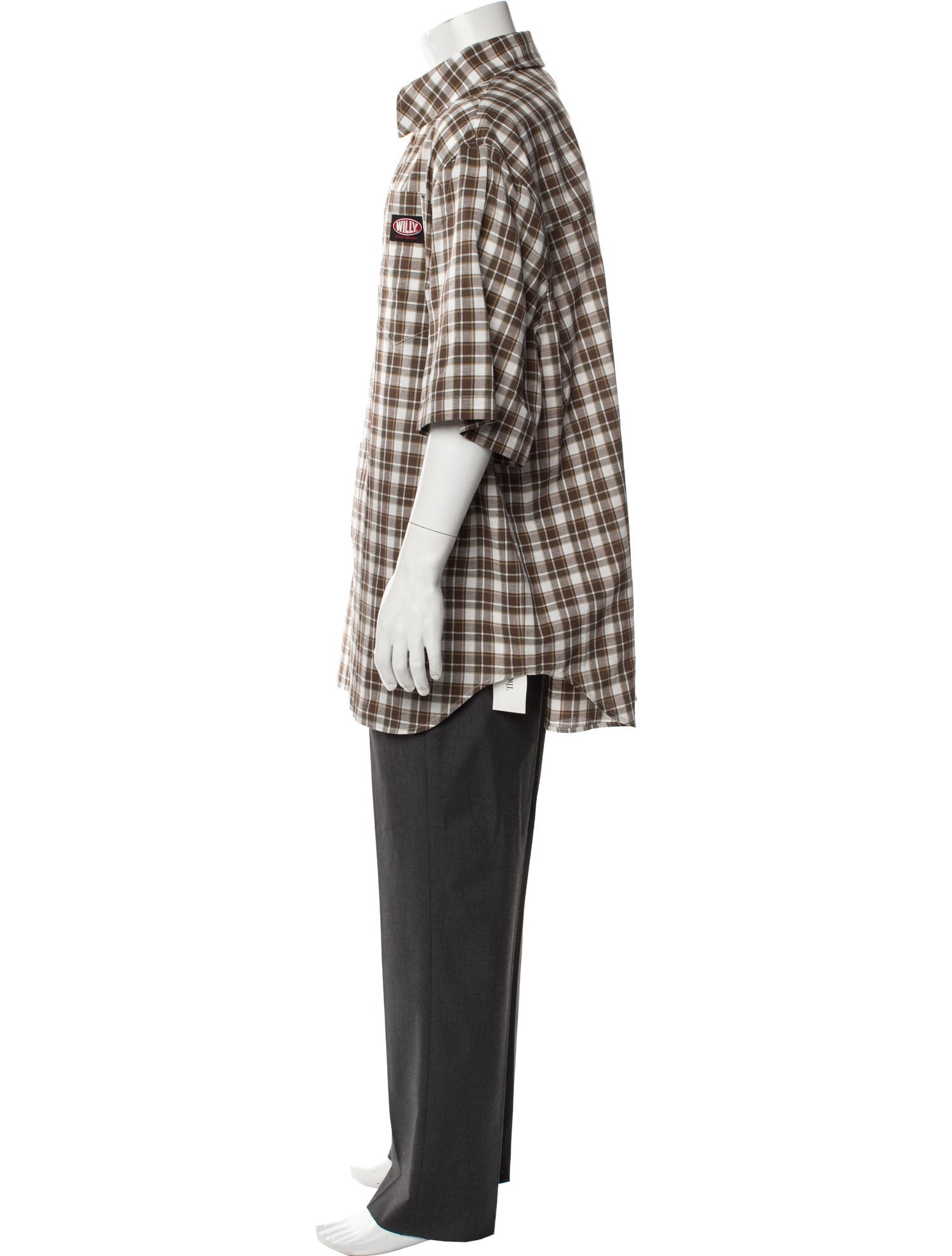 Willy Chavarria Graphic Print Long Sleeve Shirt