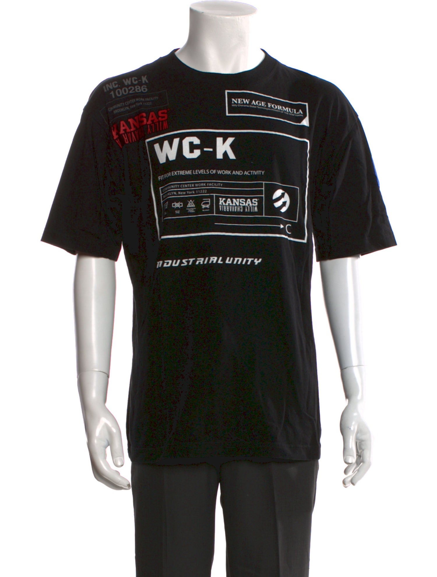 Willy Chavarria Graphic Print Crew Neck T-Shirt