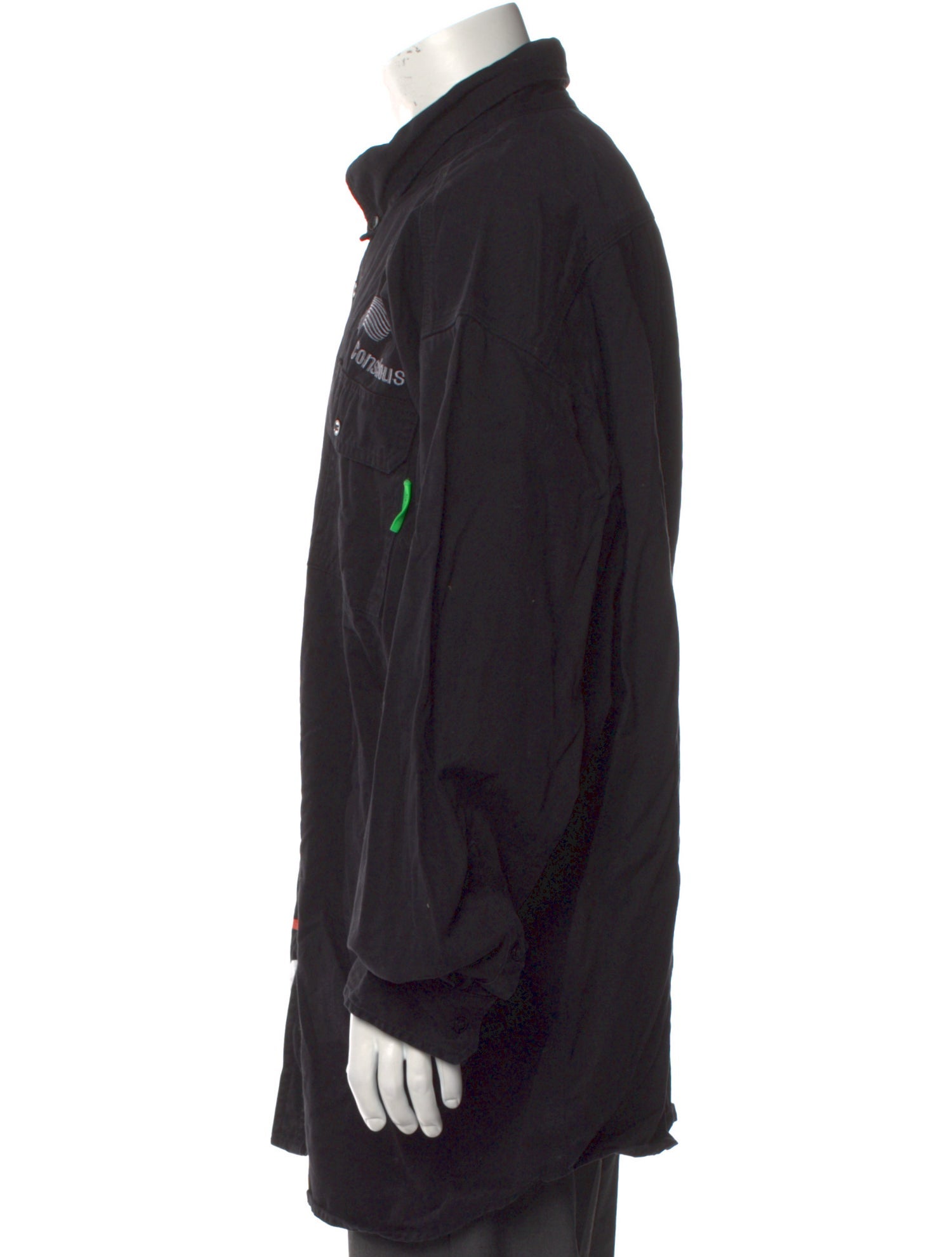 Willy Chavarria Graphic Print Long Sleeve Jersey