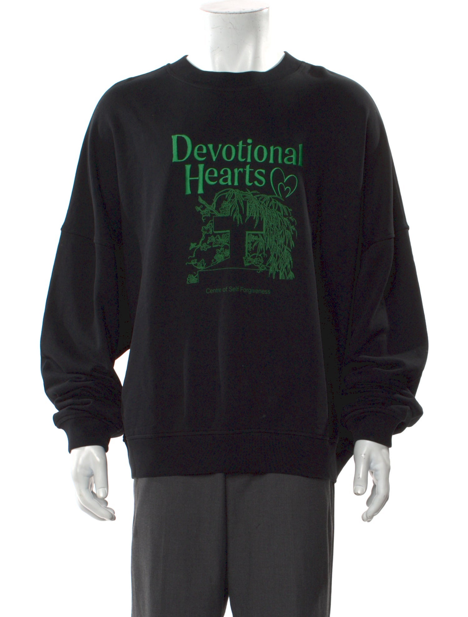 Willy Chavarria Graphic Print Crew Neck Sweatshirt w/ Tags