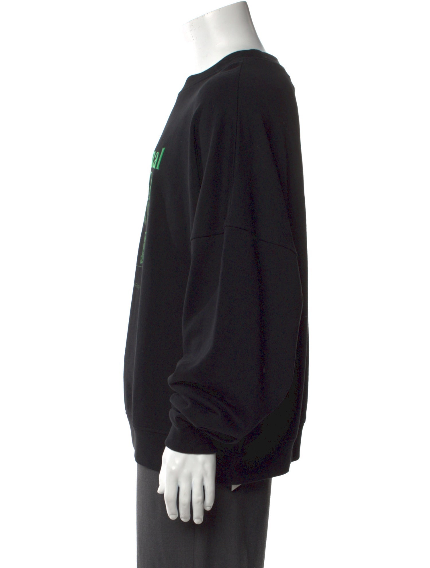 Willy Chavarria Graphic Print Crew Neck Sweatshirt w/ Tags