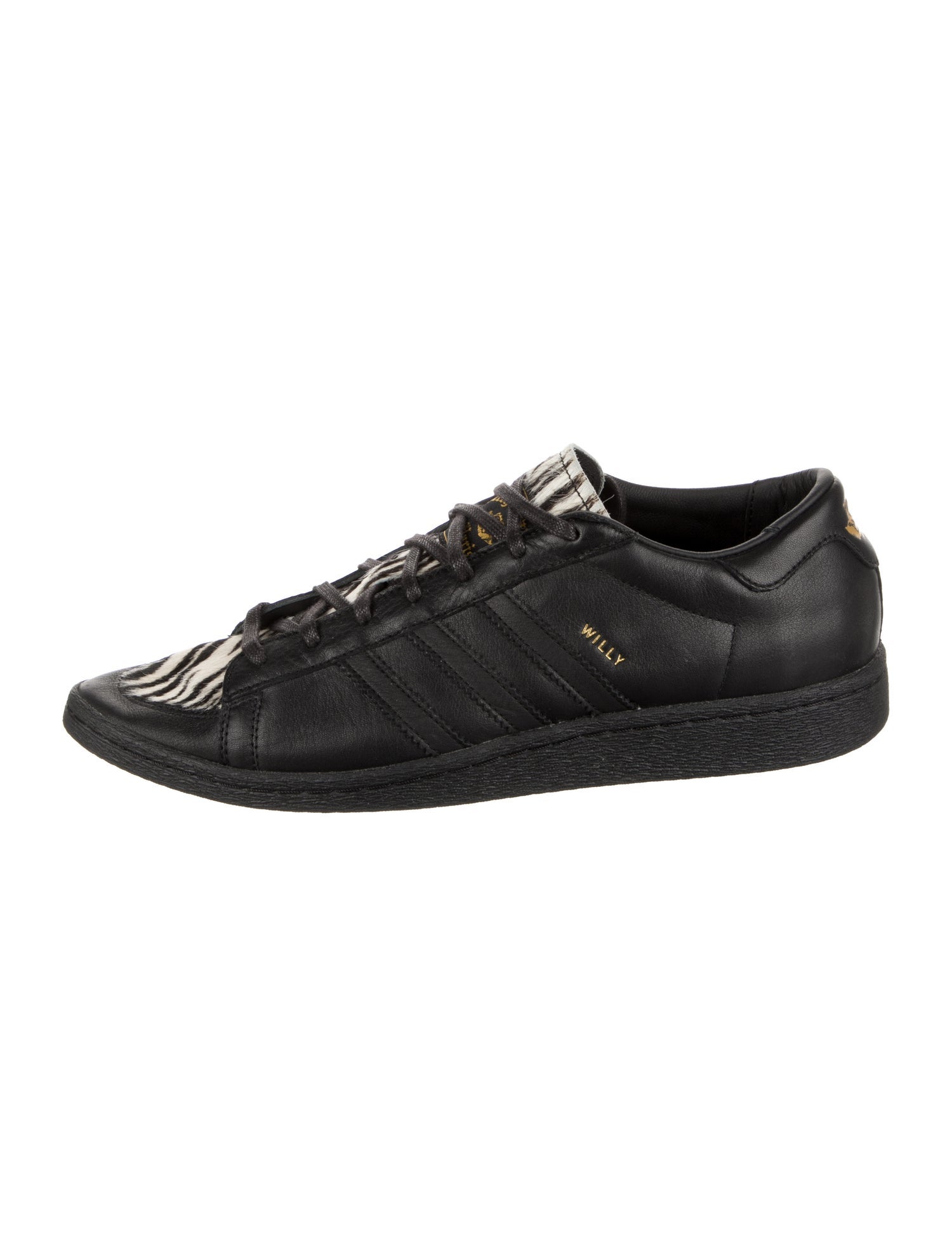 Willy Chavarria Leather Sneakers