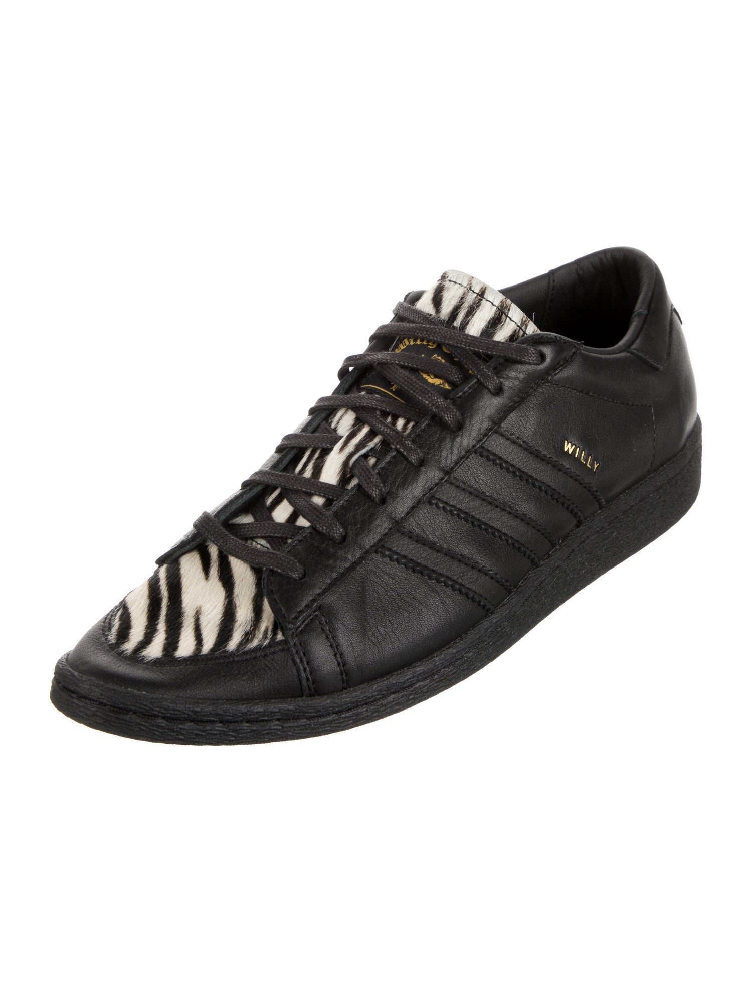 Willy Chavarria Leather Sneakers