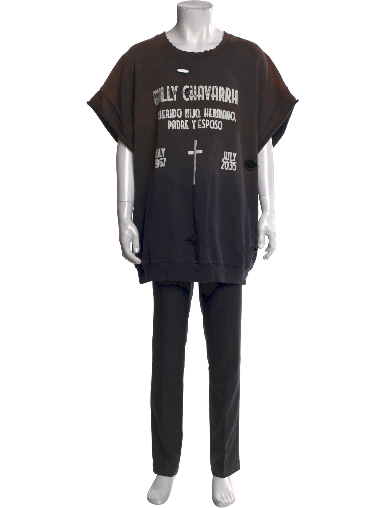 Willy Chavarria Graphic Print Short Sleeve Shirt