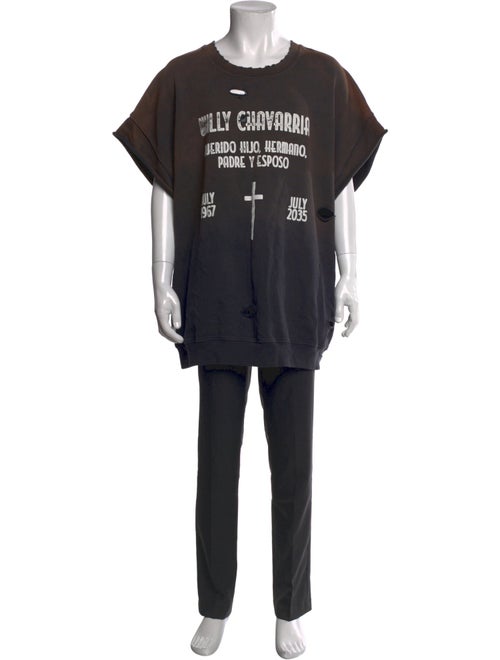 Willy Chavarria Graphic Print Short Sleeve Shirt