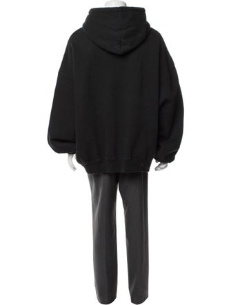 Willy Chavarria Crew Neck Long Sleeve Hoodie